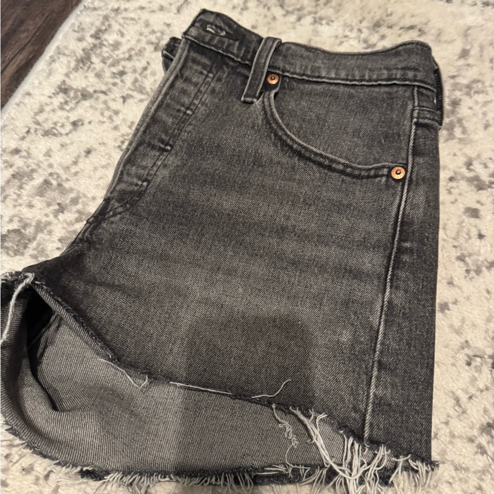 Levi's Black Jean Shorts